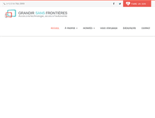 Tablet Screenshot of grandirsansfrontieres.org